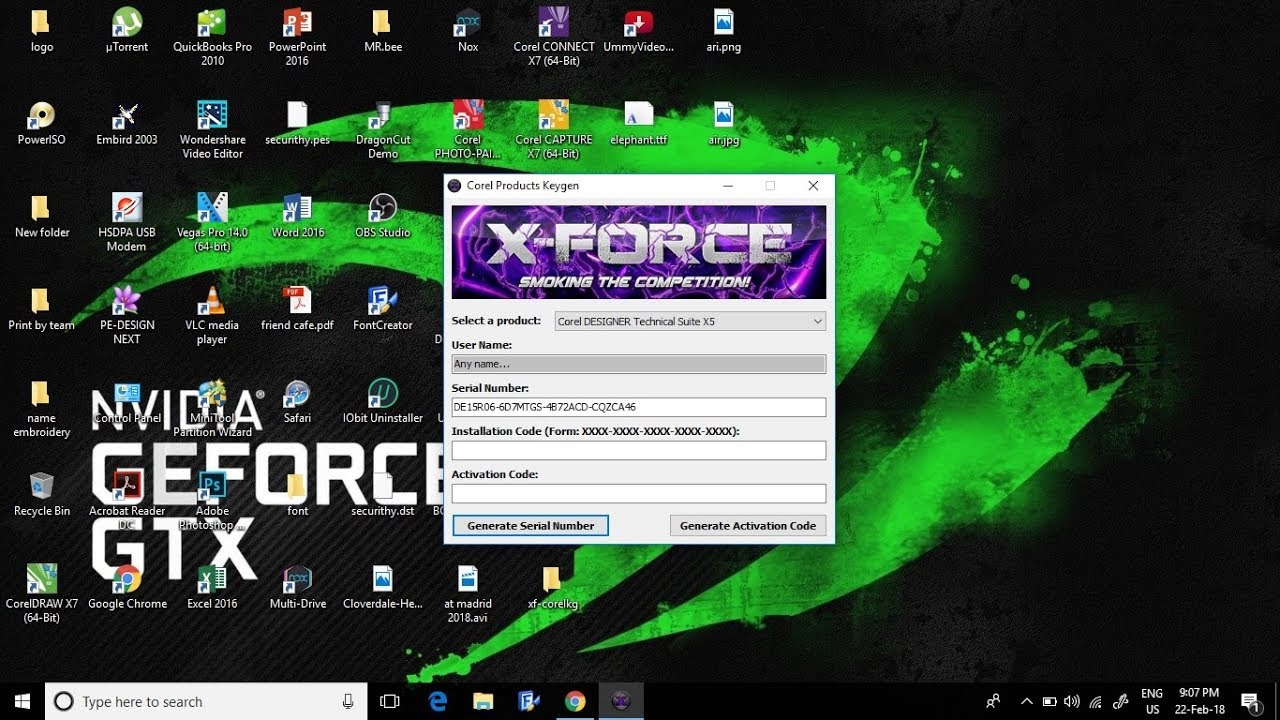 X force keygen for mac